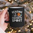 Reading Is My Favorite Sport Reading Book Lover Reader Graphic Print Coffee Mug
