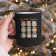 Reading Is My Jam Cute Jelly Jars Book Genres Graphic Print Coffee Mug