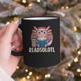 Readsolotl Axolotl Reading Book Lover Kawaii Bookworms Graphic Print Coffee Mug