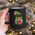 Retro Christmas Ornament Book Christmas Teacher Librarian Graphic Print Coffee Mug