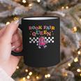 Retro Library Book Fair Queen School Reading Girls Women's Graphic Print Coffee Mug