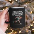 Run Like Your Book Boyfriend Is Waiting Runner Reader Graphic Print Coffee Mug Run Like Your Book Boyfriend Is Waiting Runner Reader Graphic Print Coffee Mug
