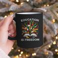 History Book Education Freedom Teacher Women Men Kids Graphic Print Coffee Mug