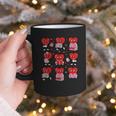Valentines Day Librarian Heart Reading Book Women Men Kids Graphic Print Coffee Mug