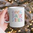 Book Fair Vibes Groovy Retro Reading Graphic Print Coffee Mug