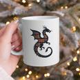 Book Lover Bookworm Reading Books Dragon Graphic Print Coffee Mug