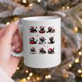 Cat Reading Books Lover Christmas Cat Lover Xmas Graphic Print Coffee Mug