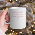 Emotionally Recovering From a Book Bookish Graphic Print Coffee Mug