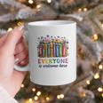 Everyone Is Welcome Here Floral Book LGBT Pride Equality Graphic Print Coffee Mug Everyone Is Welcome Here Floral Book LGBT Pride Equality Graphic Print Coffee Mug