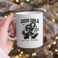 Good Girls Read Spicy Skeleton Book Club Graphic Print Coffee Mug