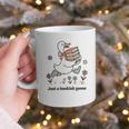 Goose With Books Cute Bookworm Reader Graphic Print Coffee Mug