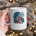 Hot Tea & Spicy Books Skeleton Reader Graphic Print Coffee Mug