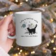 Life Is Better With Yarn Cats And Books Graphic Print Coffee Mug