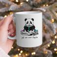 Panda Reading Chapter Books Graphic Print Coffee Mug Panda Reading Chapter Books Graphic Print Coffee Mug