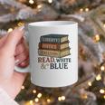 Read Blue Liberty Books July 4th Independence Graphic Print Coffee Mug