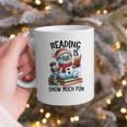 Reading Is Snow Much Fun Christmas Bookworm Snowman Reading Graphic Print Coffee Mug Reading Is Snow Much Fun Christmas Bookworm Snowman Reading Graphic Print Coffee Mug