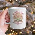 Unearth a Story 2026 Summer Reading Program Flowers Book Premium Tri-Blend Graphic Print Coffee Mug