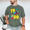 1980 Retro Raised In The 80s Old School Nostalgia Vibes Men's Comfort Colors T-Shirt Moss 1980 Retro Raised In The 80s Old School Nostalgia Vibes Men's Comfort Colors T-Shirt Moss