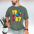 1987 Retro Raised In The 80s Old School Nostalgia Vibes Men's Comfort Colors T-Shirt Moss 1987 Retro Raised In The 80s Old School Nostalgia Vibes Men's Comfort Colors T-Shirt Moss