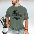 2025 Graduation The Tassel Was Worth The Hassle University Men's Comfort Colors T-Shirt Moss