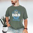 2nd Time Dad It's A Boy Dad Again Second Baby Announce Men's Comfort Colors T-Shirt Moss