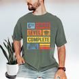 6th Grade Level Complete Shirt Graduation Last Day Of School Men's Comfort Colors T-Shirt Moss