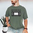 80s VHS Video Cassette Nostalgia Men's Comfort Colors T-Shirt Moss 80s VHS Video Cassette Nostalgia Men's Comfort Colors T-Shirt Moss