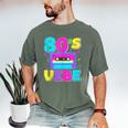 80's Vibe Retro Style Cassette Tape Nostalgia 1980s Party Men's Comfort Colors T-Shirt Moss