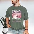 8th Grade Graduation Anime 2024 Graduate Middle School Girls Men's Comfort Colors T-Shirt Moss
