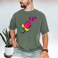 90’s Ring Retro Nostalgia Colorful Throwback Men's Comfort Colors T-Shirt Moss 90’s Ring Retro Nostalgia Colorful Throwback Men's Comfort Colors T-Shirt Moss