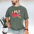 American Dad Show Logo With Family Cartoon Men's Comfort Colors T-Shirt Moss