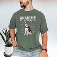 Anatomy Of A Siberian Husky Cute Dog Husky Mom Dad Men's Comfort Colors T-Shirt Moss
