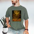 Antiques Collector Writing Retro Nostalgia Curiosity Men's Comfort Colors T-Shirt Moss