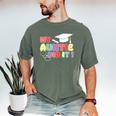 My Auntie Did It Aunt Graduation Nurse Doctor Aunt Graduated Men's Comfort Colors T-Shirt Moss