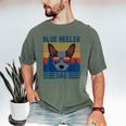 Australian Cattle Dog Blue Heeler Dad Men's Comfort Colors T-Shirt Moss