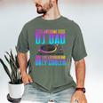 Awesome DJ Dad DJ Music Men's Comfort Colors T-Shirt Moss