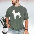 Basenji Graduation Dog Graduate Men's Comfort Colors T-Shirt Moss
