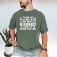 BBQ Barbecue Grilling Butt Rubbed Pork Pulled Pitmaster Dad Men's Comfort Colors T-Shirt Moss BBQ Barbecue Grilling Butt Rubbed Pork Pulled Pitmaster Dad Men's Comfort Colors T-Shirt Moss