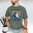 Beagle For Men Women Beagle Dog Mom Dad Beagle Men's Comfort Colors T-Shirt Moss