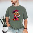 Bearded Dragon Graduation Kindergarten Elementary Girl Boy Men's Comfort Colors T-Shirt Moss