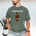 Bigfoot Graduation Shirt Class Of 2018 College Boys Men's Comfort Colors T-Shirt Moss