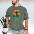 Bigfoot Introvert People Not A Big Fan Retro Sasquatch Men's Comfort Colors T-Shirt Moss