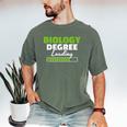 Biology Degree Loading Graduation Student Teacher Biologist Men's Comfort Colors T-Shirt Moss