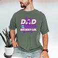Birthday Girl Dad Of The Birthday Girl Spider Birthday Party Men's Comfort Colors T-Shirt Moss Birthday Girl Dad Of The Birthday Girl Spider Birthday Party Men's Comfort Colors T-Shirt Moss