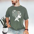 Bookworm Book Nerd Librarian Bookish Librarian Men's Comfort Colors T-Shirt Moss