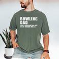 Bowling Dad Like A Regular Dad But Bigger Balls Bowling Dad Men's Comfort Colors T-Shirt Moss