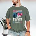 Burnouts Or Bows Your Dad Loves You Gender Reveal Men's Comfort Colors T-Shirt Moss