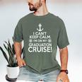 I Can't Keep Calm Graduation Cruise Men's Comfort Colors T-Shirt Moss