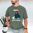 Can't Have Plans Introvert Staying Home Men's Comfort Colors T-Shirt Moss Can't Have Plans Introvert Staying Home Men's Comfort Colors T-Shirt Moss