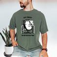Cat With Coffee On Computer Go Away I'm Introverting Men's Comfort Colors T-Shirt Moss Cat With Coffee On Computer Go Away I'm Introverting Men's Comfort Colors T-Shirt Moss